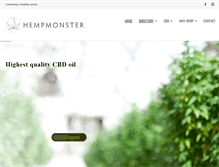 Tablet Screenshot of hempmonster.com